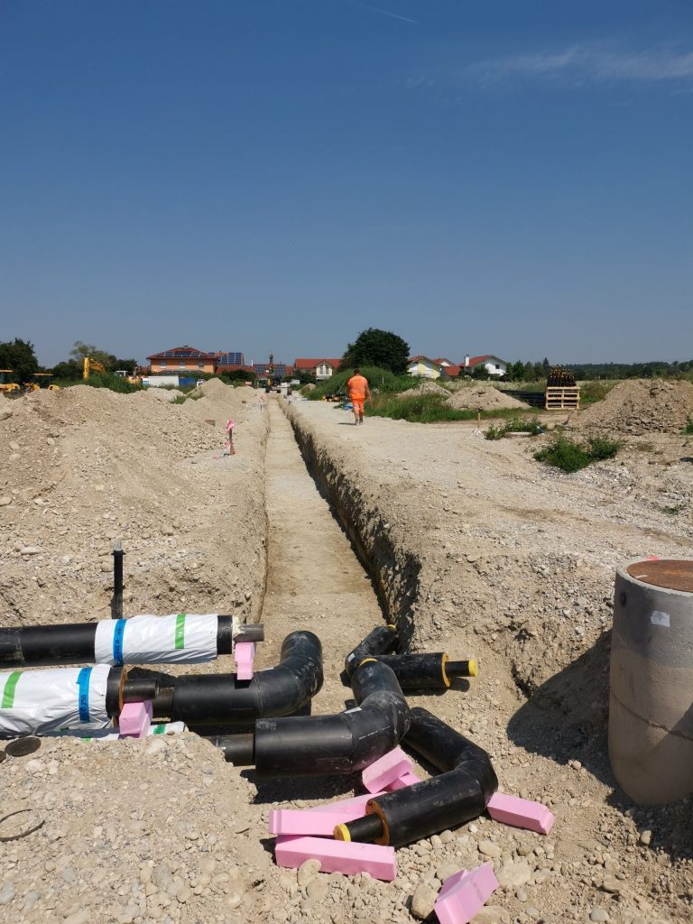 Anschluss Heckenweg Rohrbau