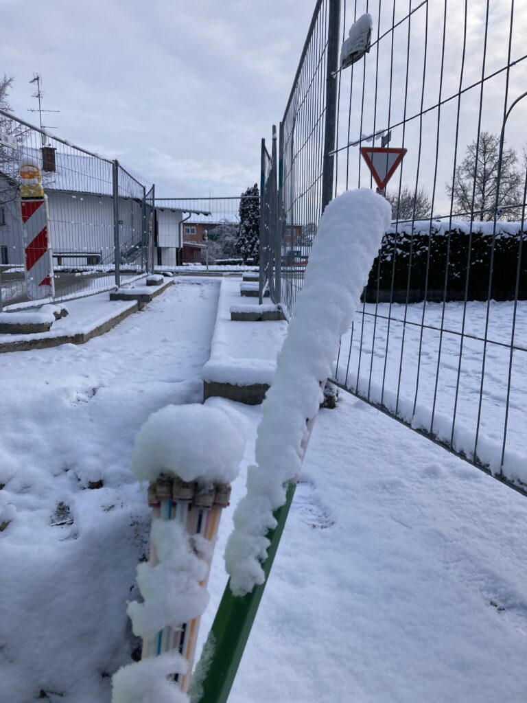 Fernwärme Emmerting, Trassenführung im Bestand